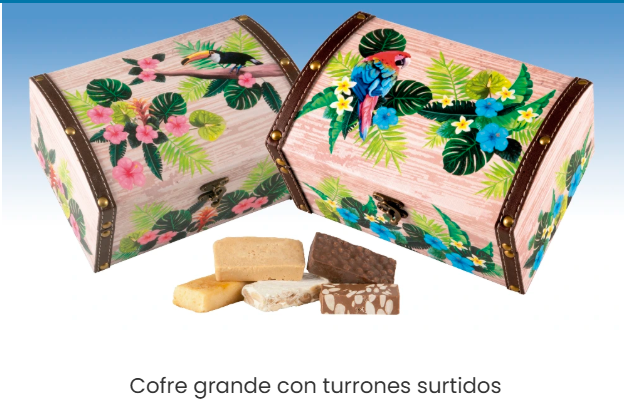 9- COFRE GRANDE CON TURRONES